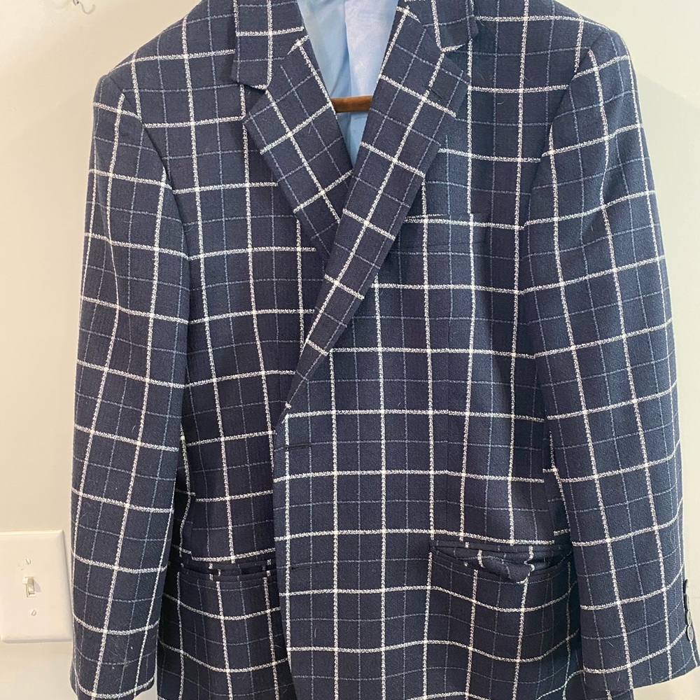 Mens Designer COPPLEY Sport Coat in Navy Blue